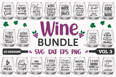 Download Wine Glass Svg Wine Bundle Svg Funny Wine Wine Quotes So Fontsy