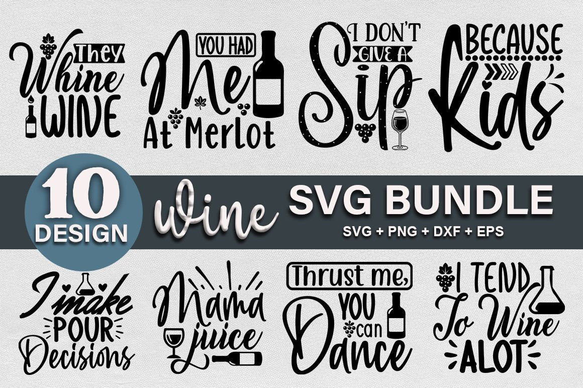 Download Wine Svg Bundle Funny Wine Svg So Fontsy