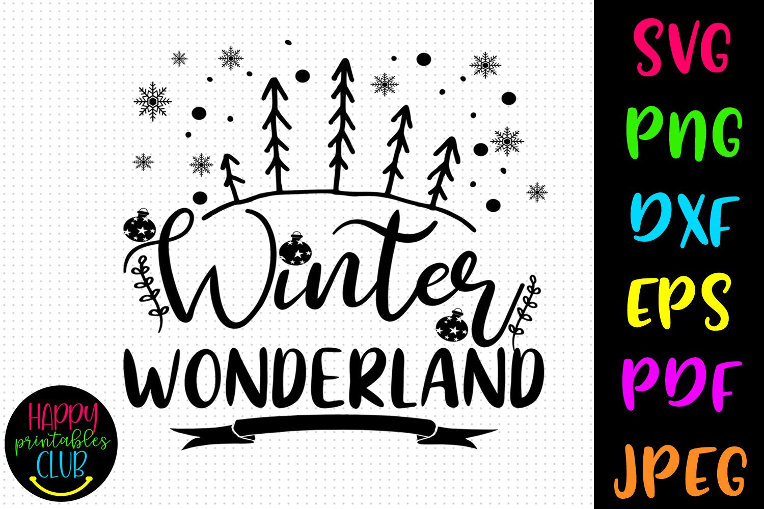 Download Winter Wonderland Svg Dxf Eps I Christmas Svg I Winter Svg So Fontsy