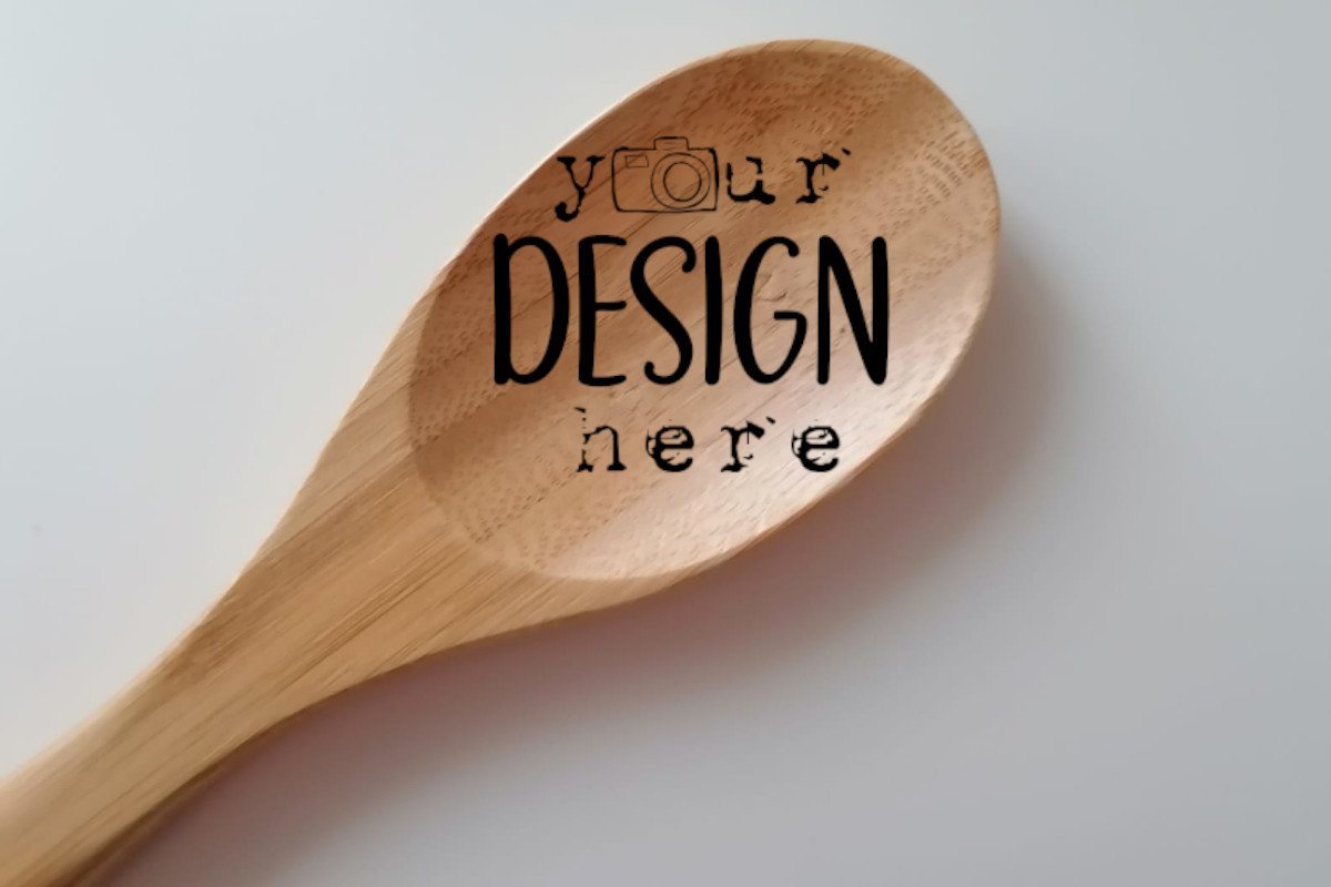 Download Wooden Spoon Mockup Kitchen Mockups Photo Cooking Cuisine Flat La So Fontsy