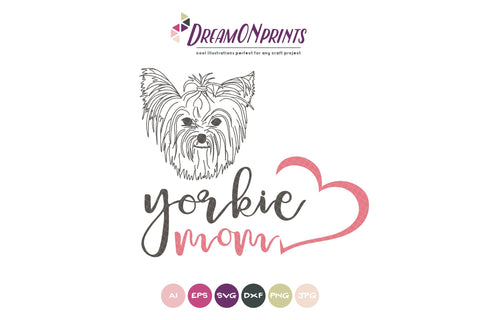 Download Yorkie Mom Yorkshire Terrier So Fontsy
