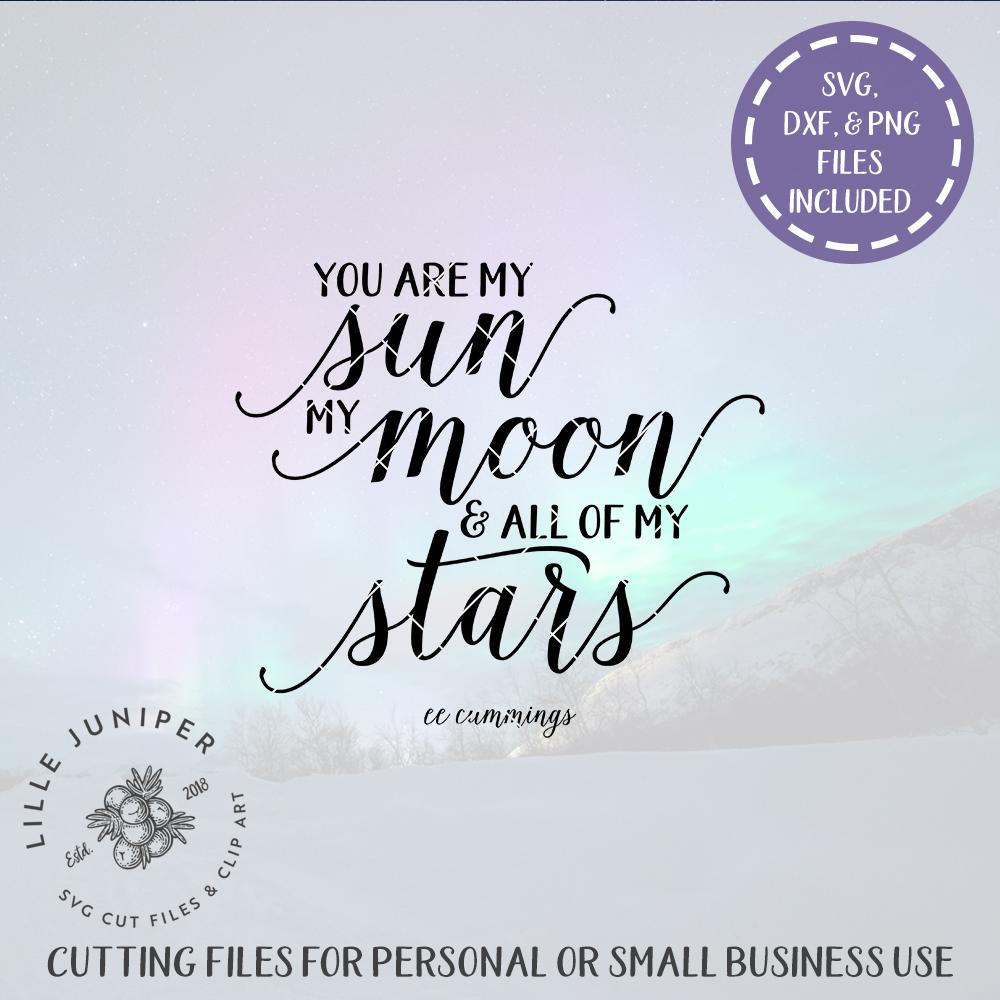You Are My Sun SVG | Home SVG | Rustic Sign Design - So Fontsy