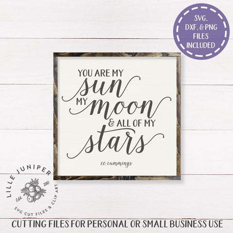 You Are My Sun SVG | Home SVG | Rustic Sign Design - So Fontsy