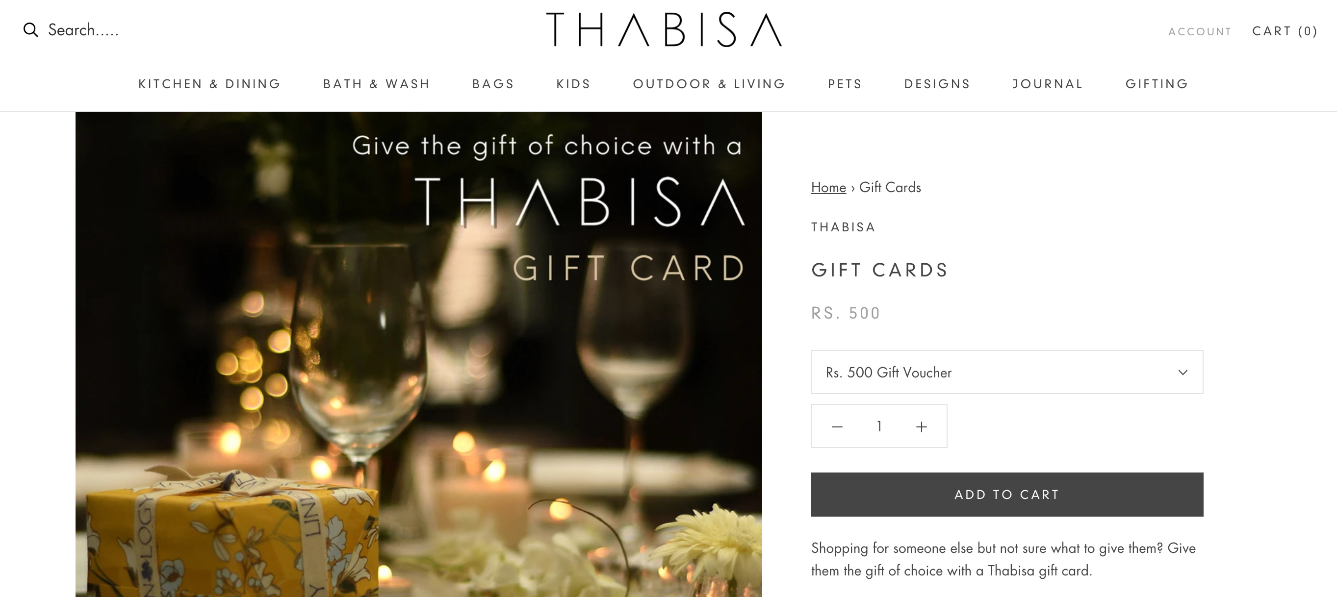thabisa gift cards on shopify