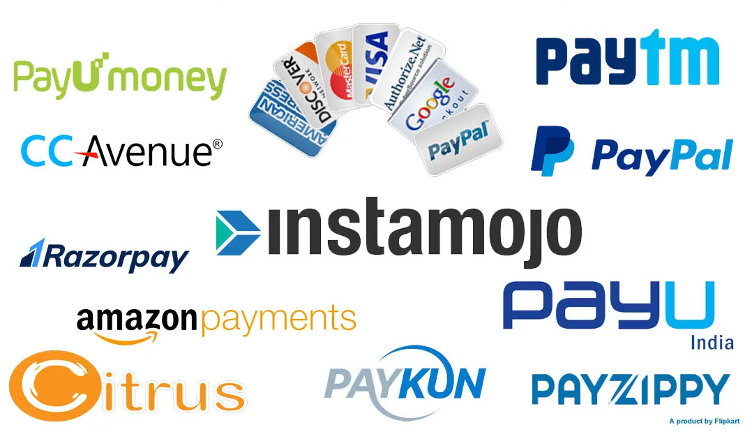 Several Indian online payment gateways