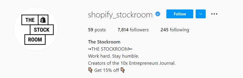 Verified Instagram account with less followers