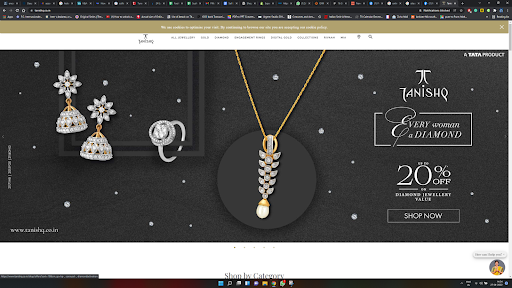 Tanishq website