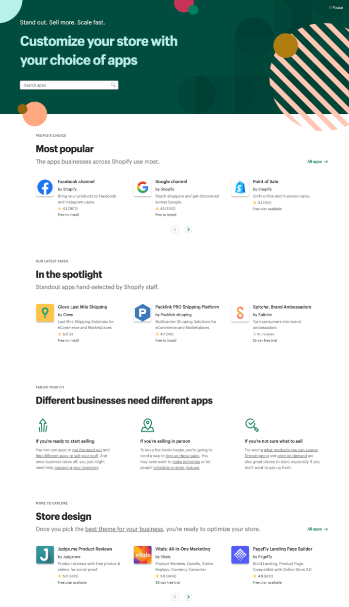 shopify apps for ecommerce
