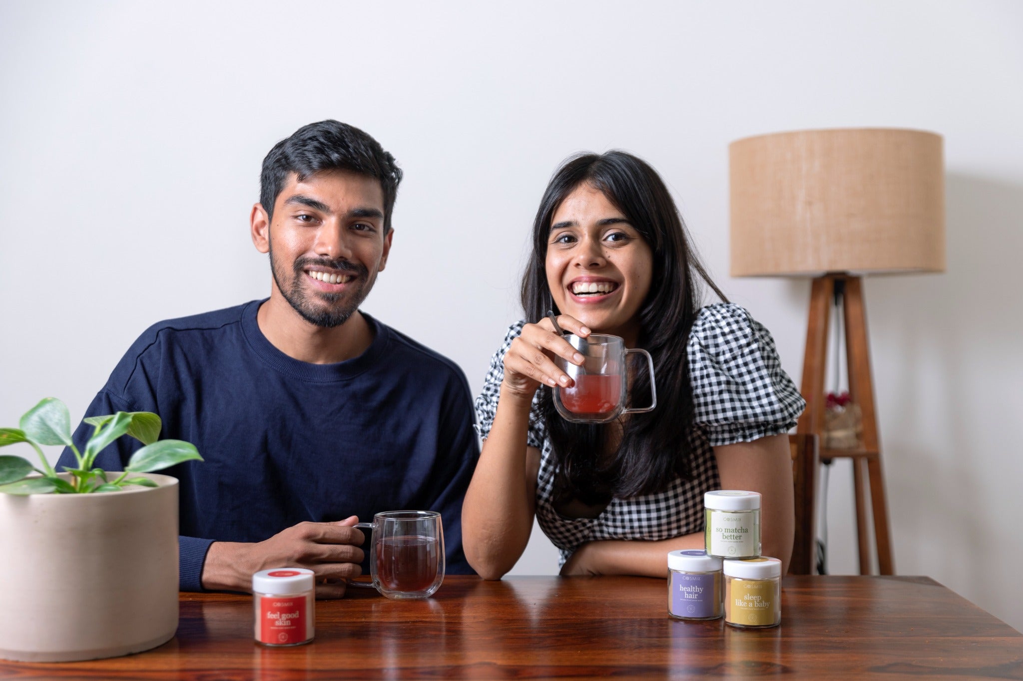 Vibha Harish and Soorya, Founders of Cosmix