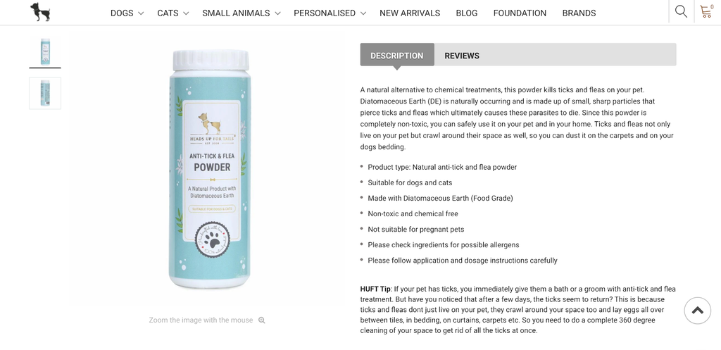 start an online store shopify pet supply product pages