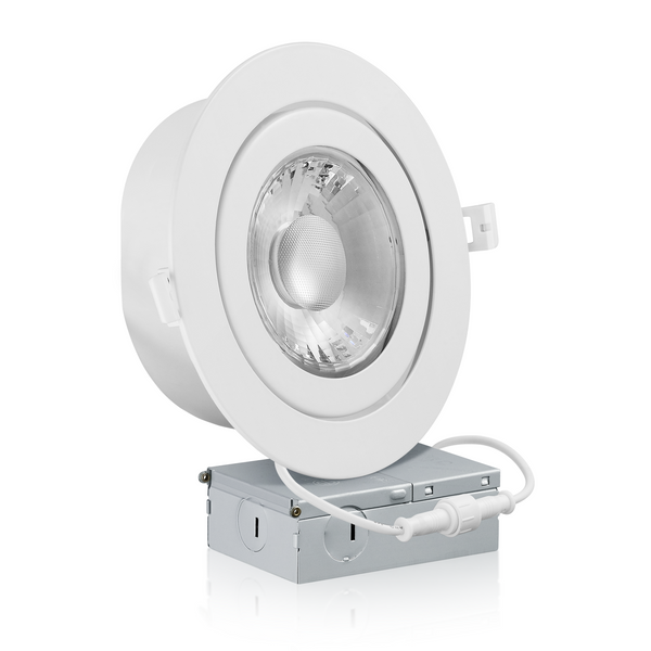 Qplus 6 Inch LED Recessed Airtight Slim Gimbal