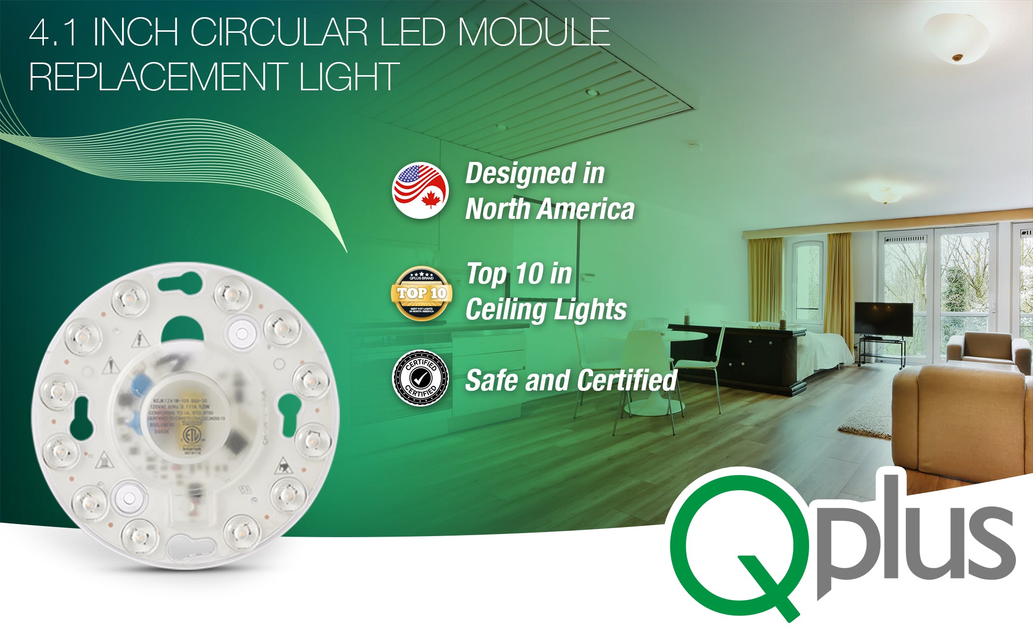 4.1 Inch Circular LED Module Replacement Light