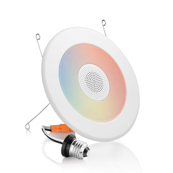 Haut-parleur Bluetooth de rénovation de downlight LED de 5 à 6 pouces