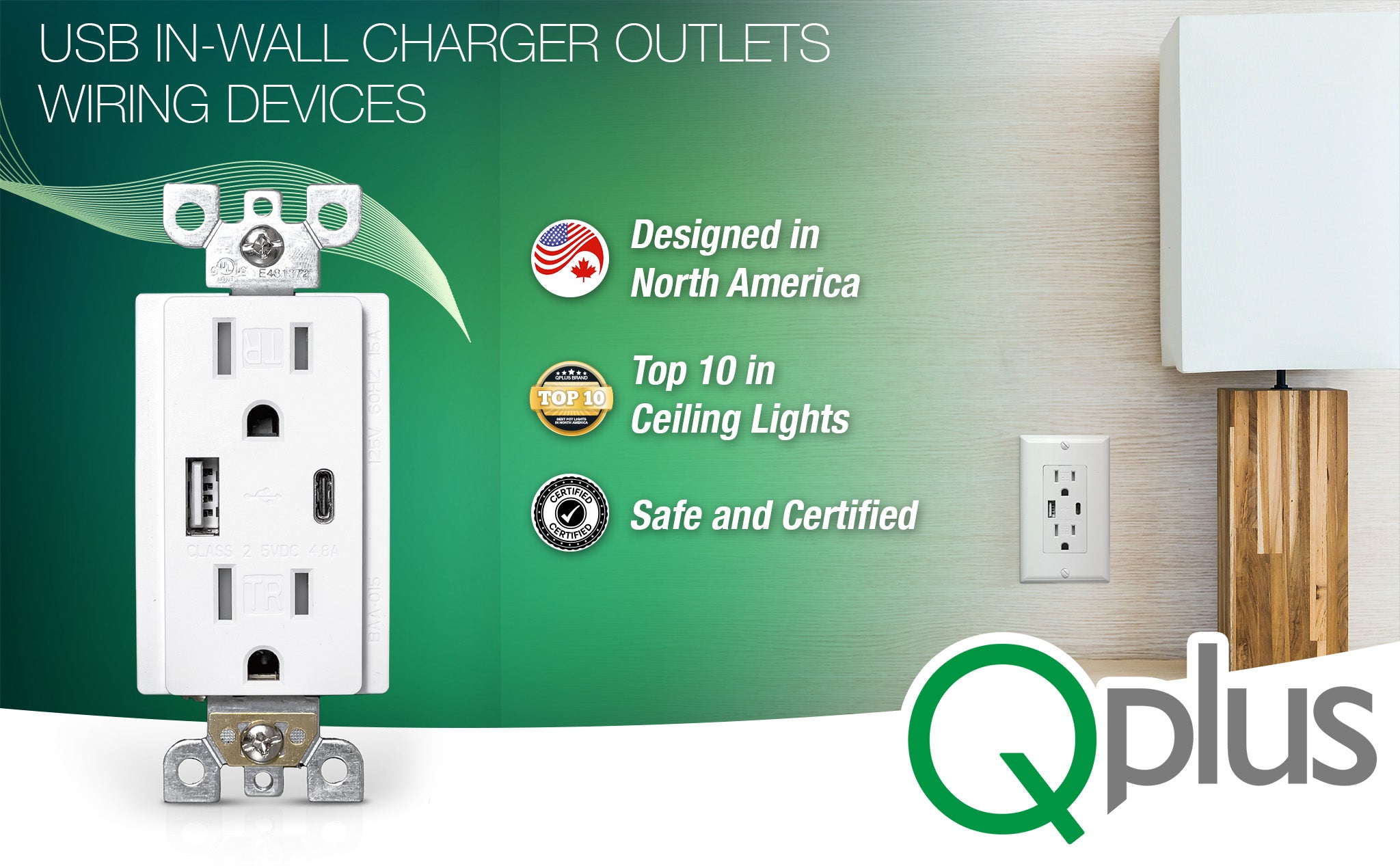USB In-Wall Charger Outlets
