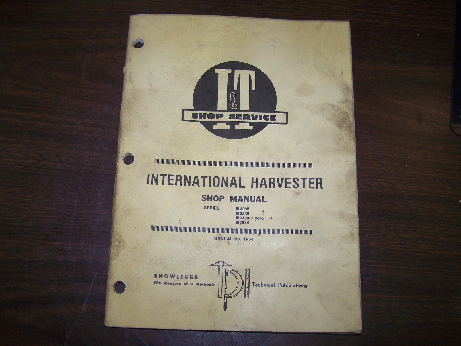 International Harvester I T Shop Manual 3088 3288 3488 Hydro 3688 Ih 5 Nw Industrial Machine Store