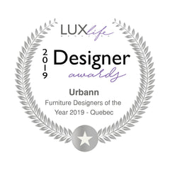 Designer Awards - Urbann is Furniture Designers of the Year 2019 - Quebec