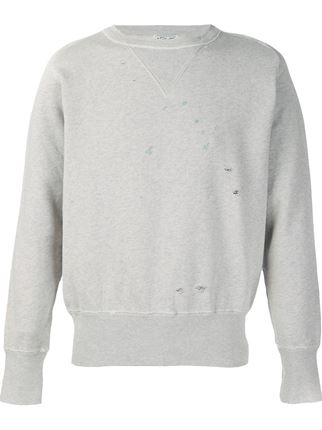 Levis Vintage Clothing Bay Meadows Sweatshirt - Oatmeal - Elroy Clothing