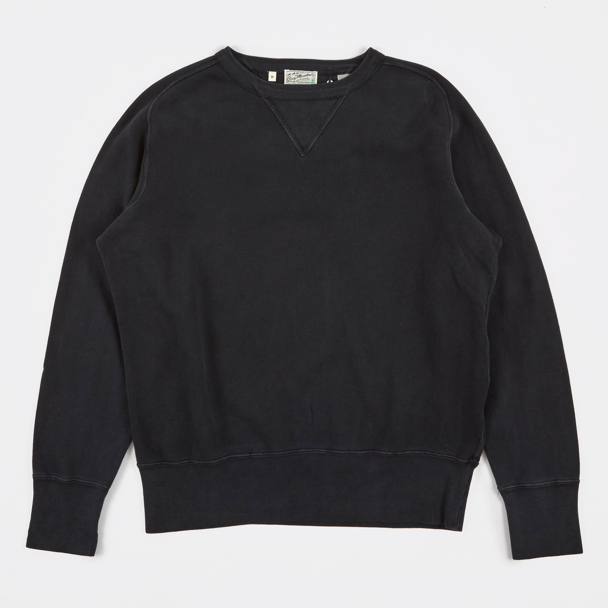 faded black sweatshirt