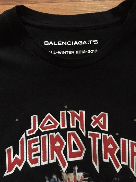 balenciaga t shirt weird trip