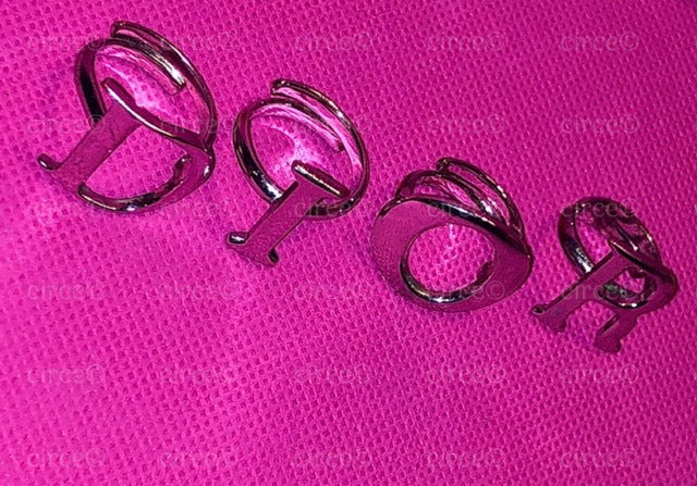 dior rings letters