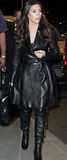 Tom Ford Fall 2012 RTW Spike Heel Leather Boots: ASO Kim Kardashian, R |  circe