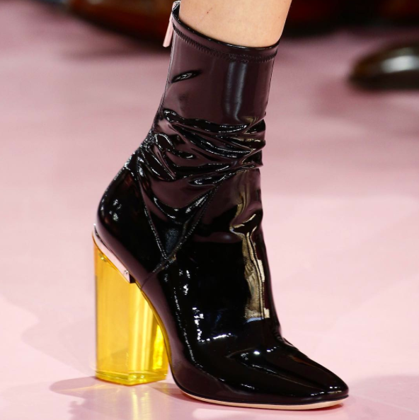 dior lucite boots