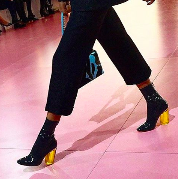 dior lucite boots