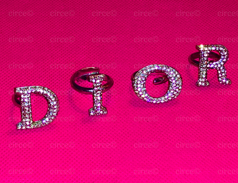 dior rings letters