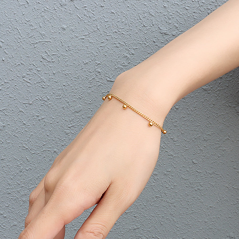 simple hand chain gold