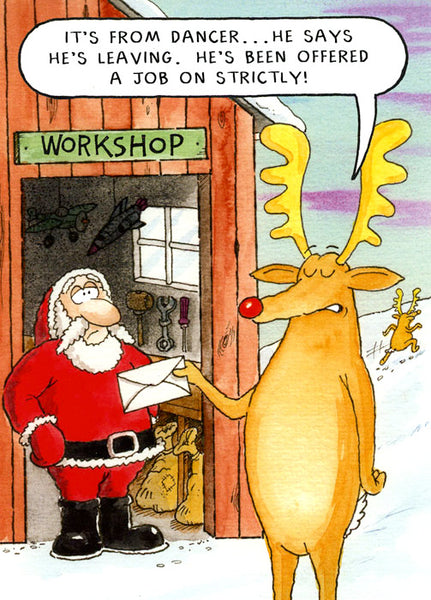 Humorous Christmas cards by Jamie Charteris | Comedy Card Company