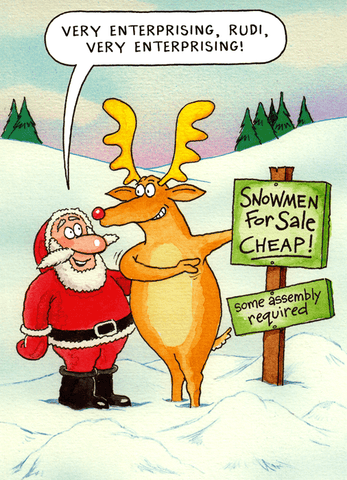 Funny Christmas cards - Seasonal humour to downright rude xmas cards ...