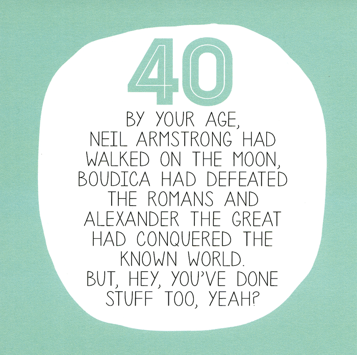 Funny 40th Birthday Card You Ve Done Stuff Too Comedy Card Company