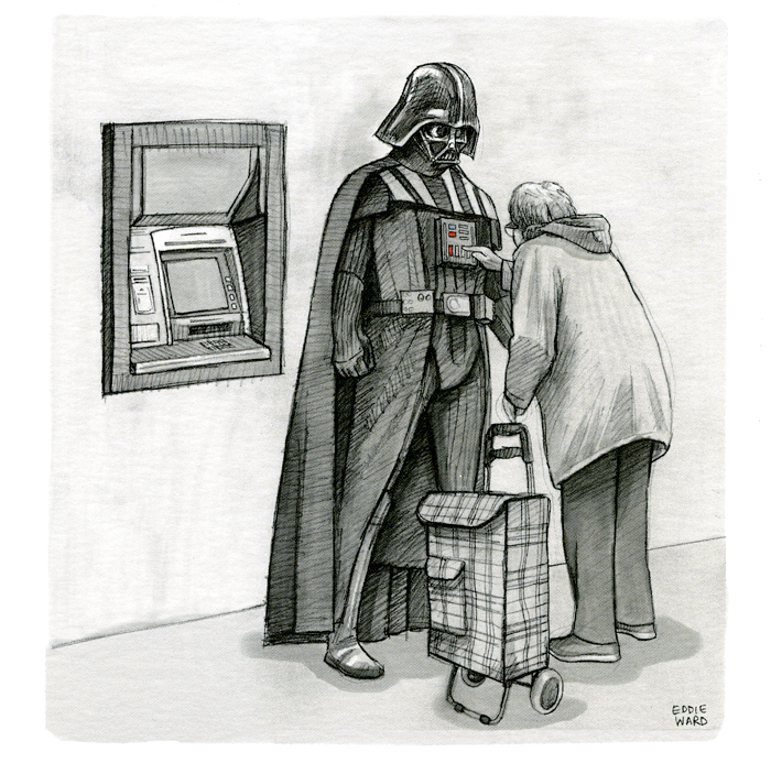 Funny Card Star Wars Darth Vader Atm Comedy Card Company