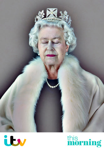 Chris Levine portrait of HRH The Queen, Elizabeth II on ITV's This Morning