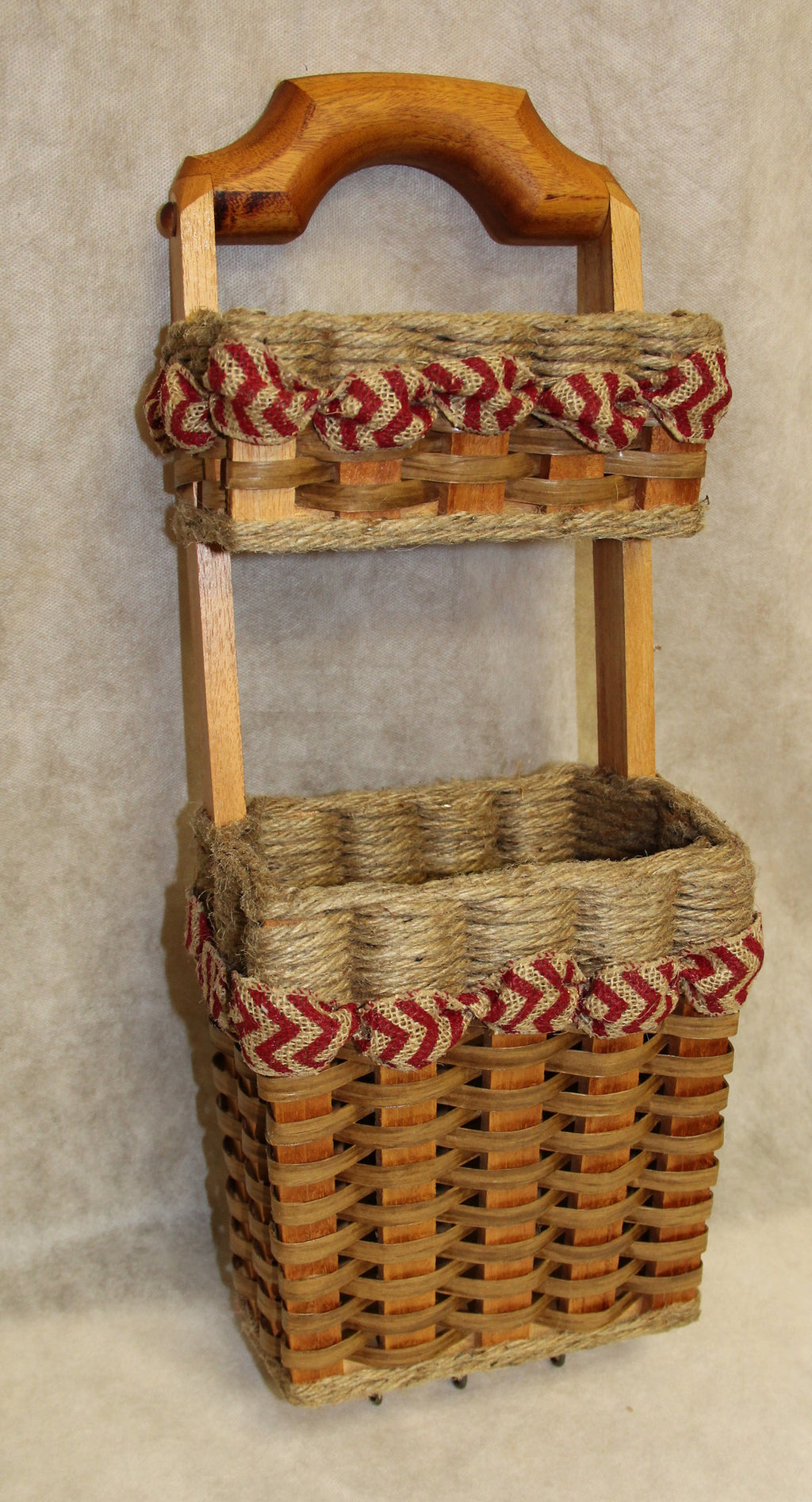 Wall Organizer Triple Basket – Foxcreek Baskets