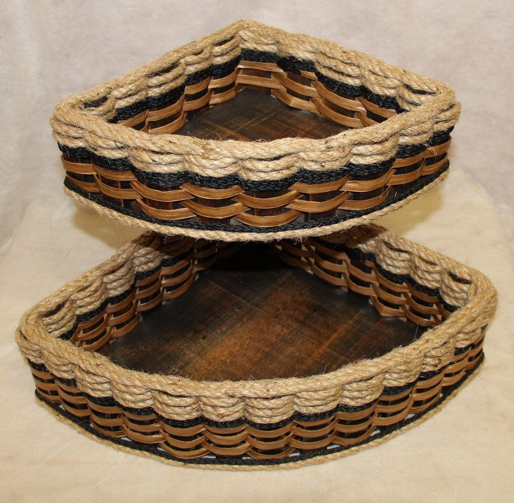 Double Corner Basket – Foxcreek Baskets