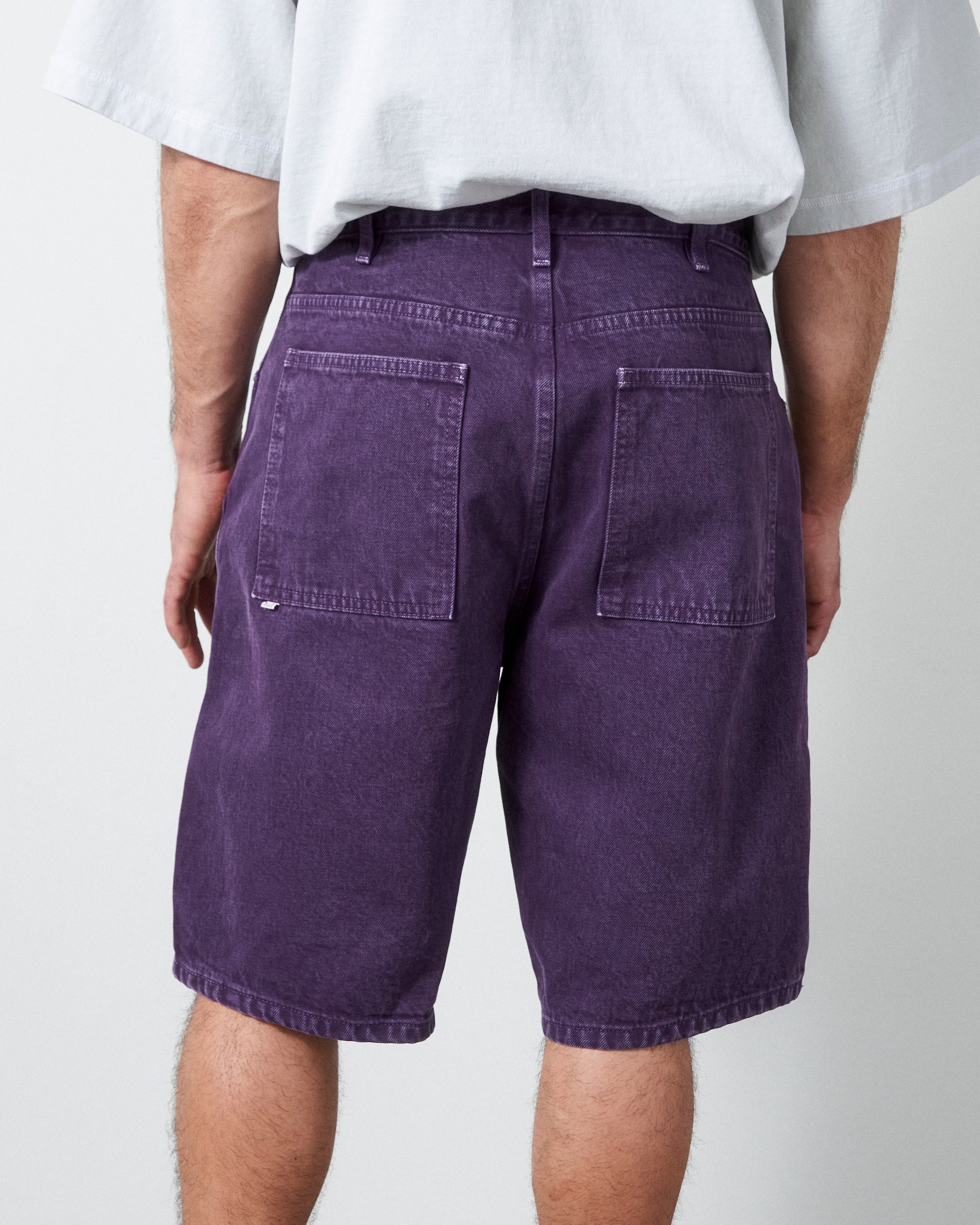 売り限定 DIANTE Leather pocket denim short pants - plastexpb.com.br