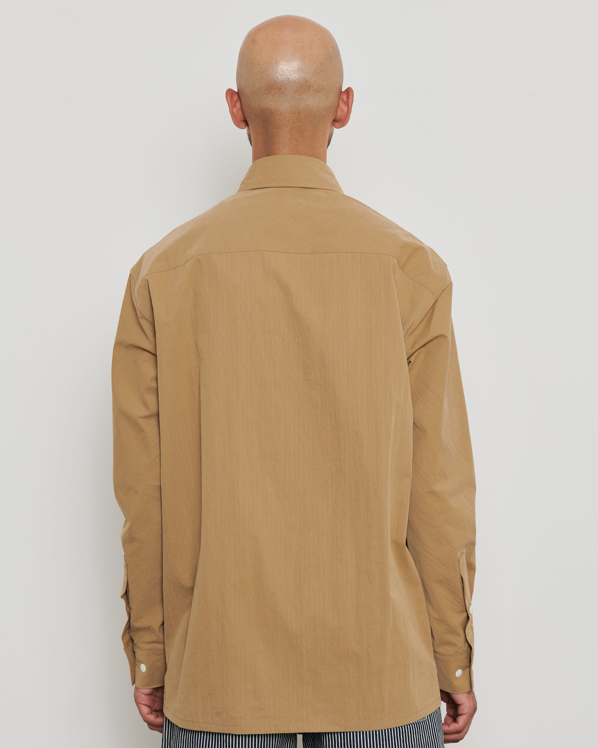 LS Shirt Three - Khaki Bias Ripstop