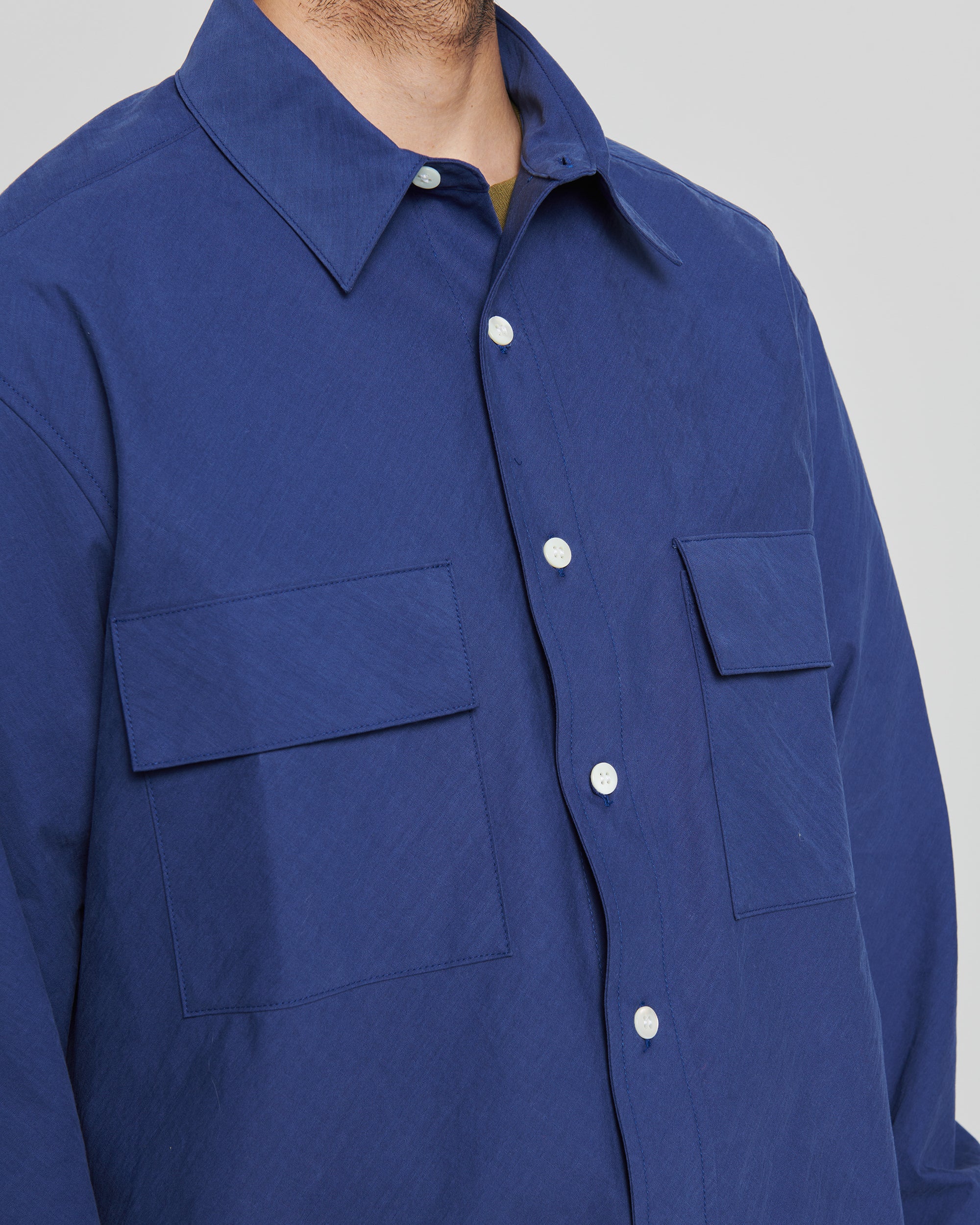 LS Shirt Three - Blue Bias Ripstop
