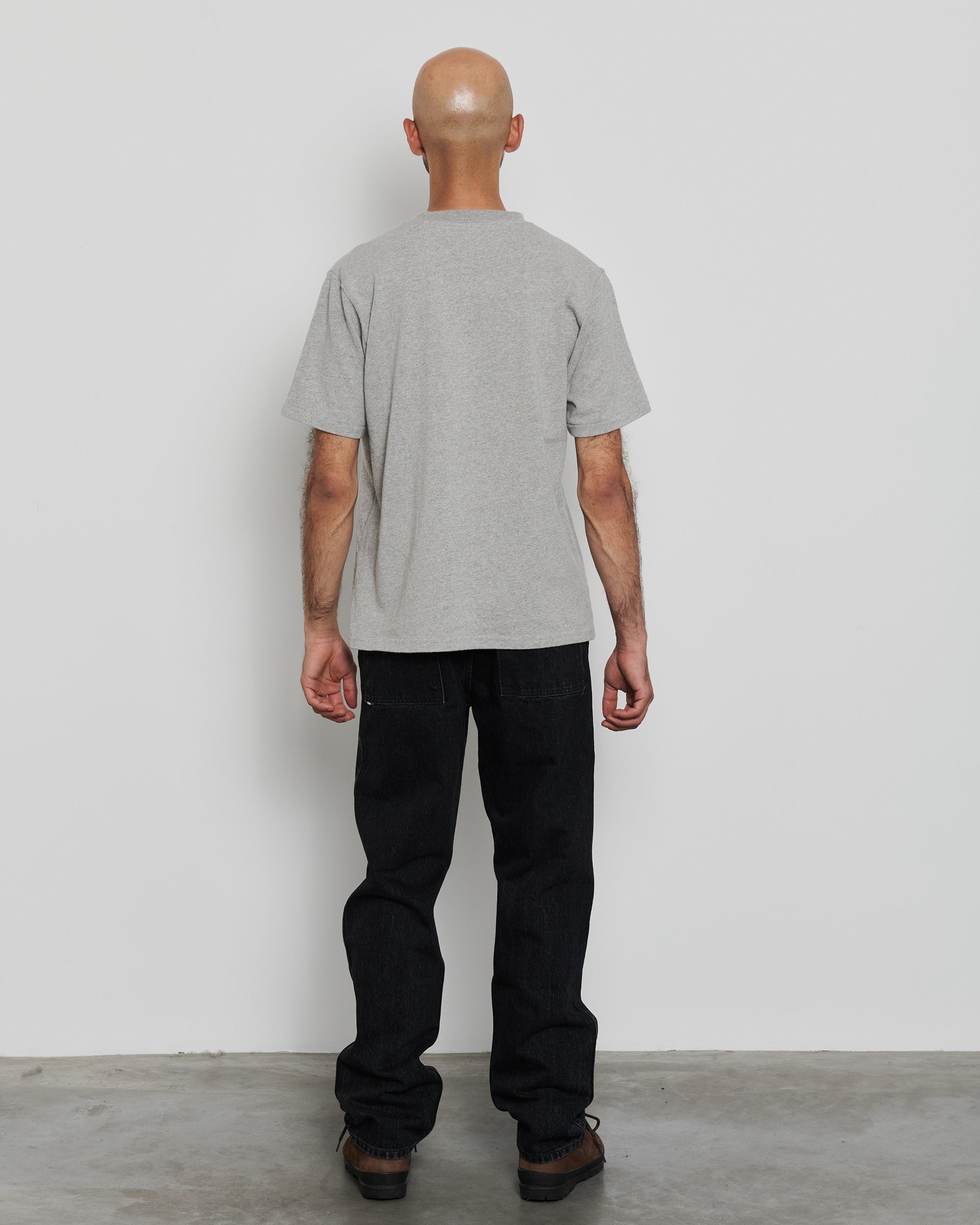 SS Pocket Tee - Heather Grey