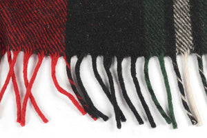 "Vintage Macbeth + Abercrombie & Fitch Wool Tartan Throw Blankets"