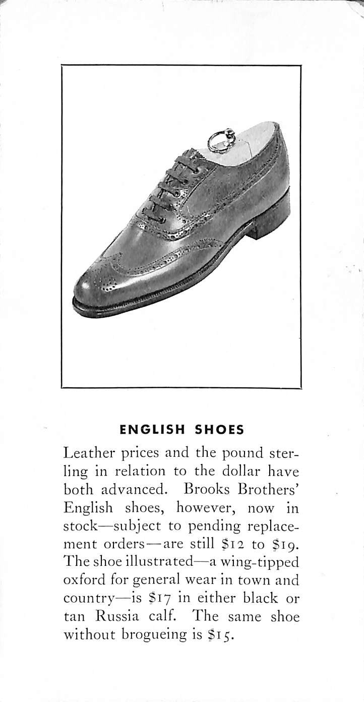 Brooks Brothers' Shoes