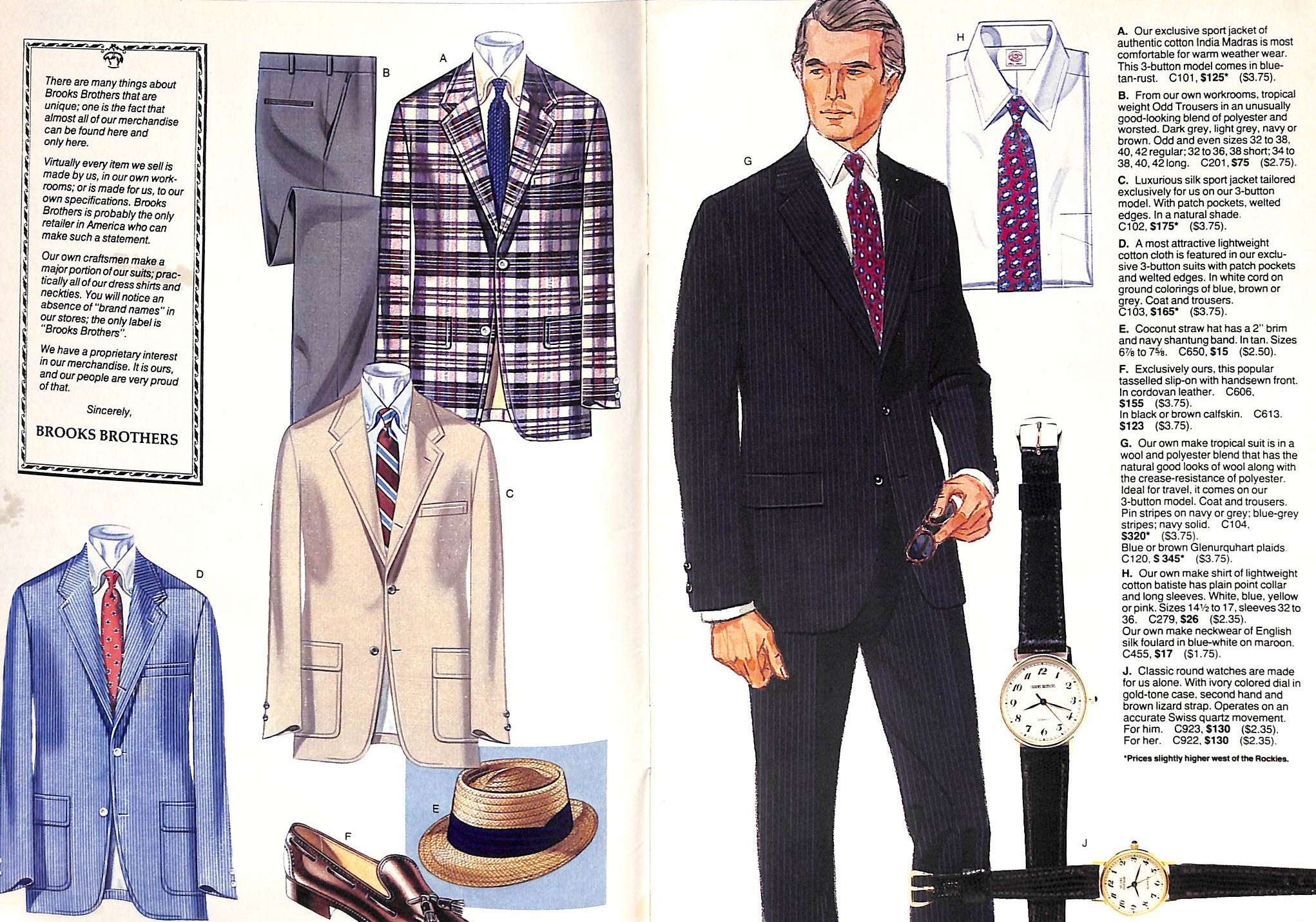 brooks brothers catalog