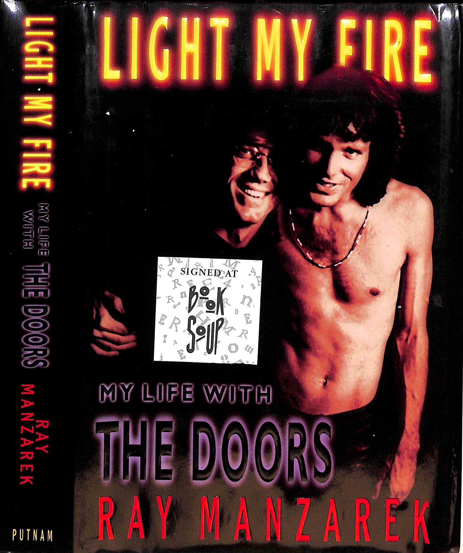 Light Fire: My Life The Doors" 1998 MANZAREK, Ray (SIGNED) (S