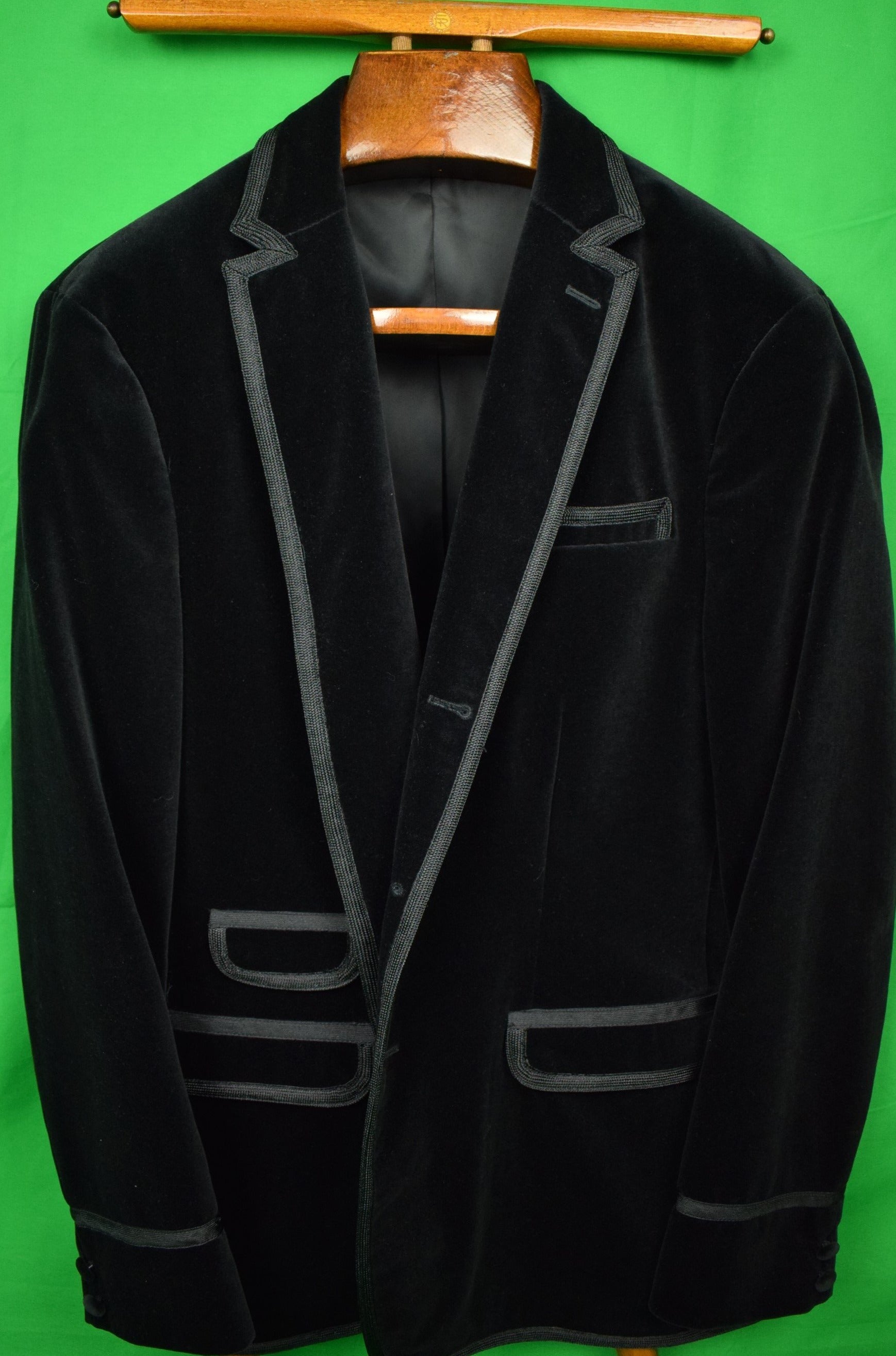 ralph lauren black velvet jacket