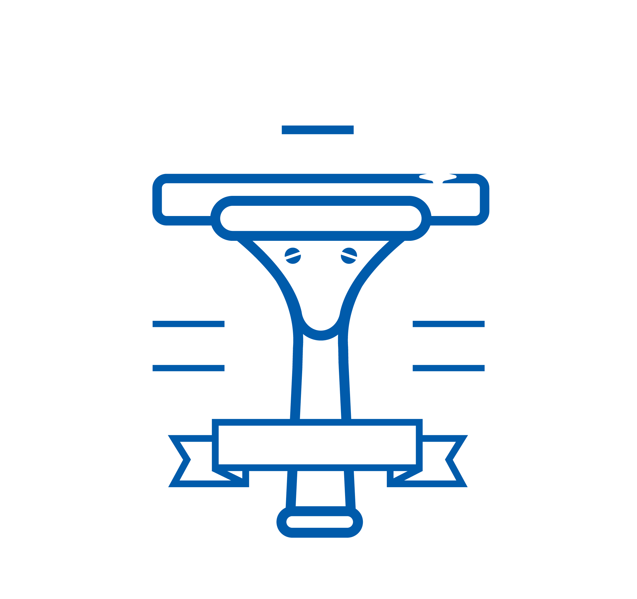 Ettore Craftsman Logo Blue White