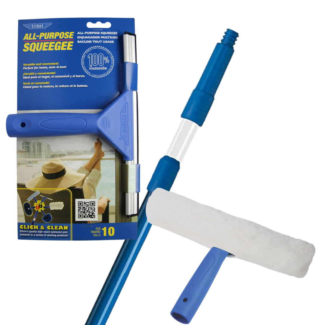 All Purpose Squeegee, Washer, and Pole