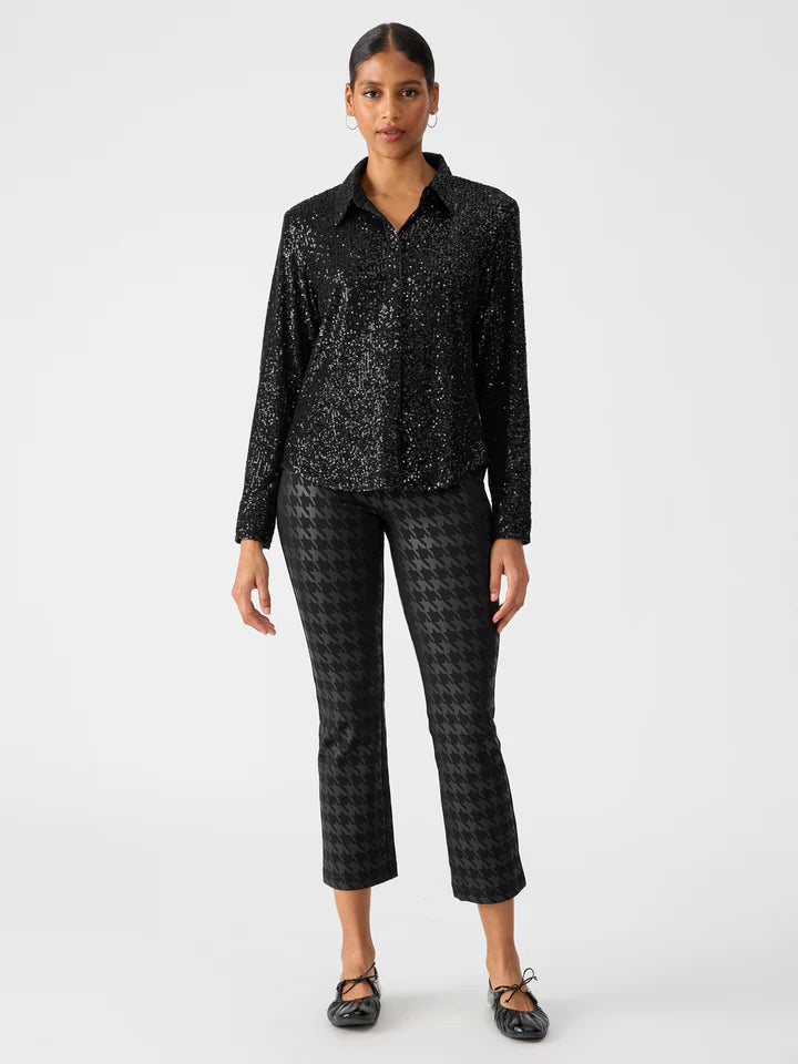 SPANX The Perfect Pant, Kick Flare in Houndstooth Jacquard