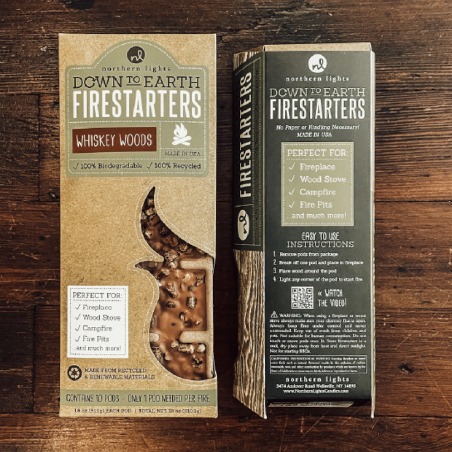 Down To Earth Firestarters- Whiskey Woods