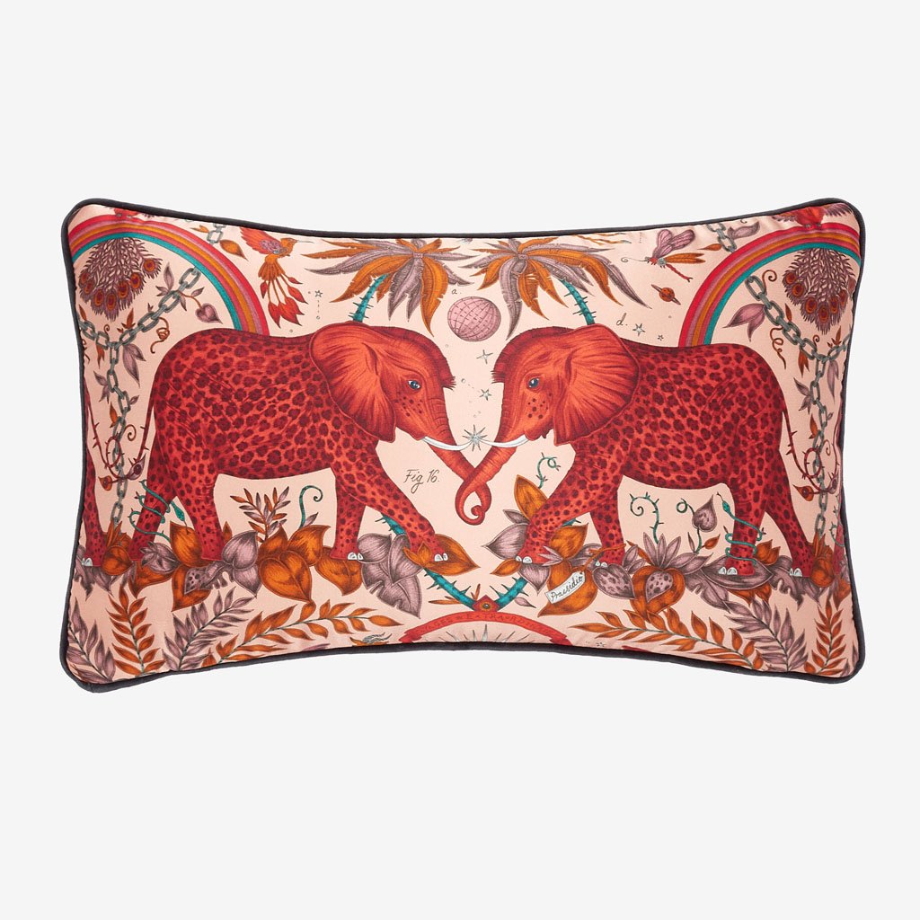 orange bolster cushion